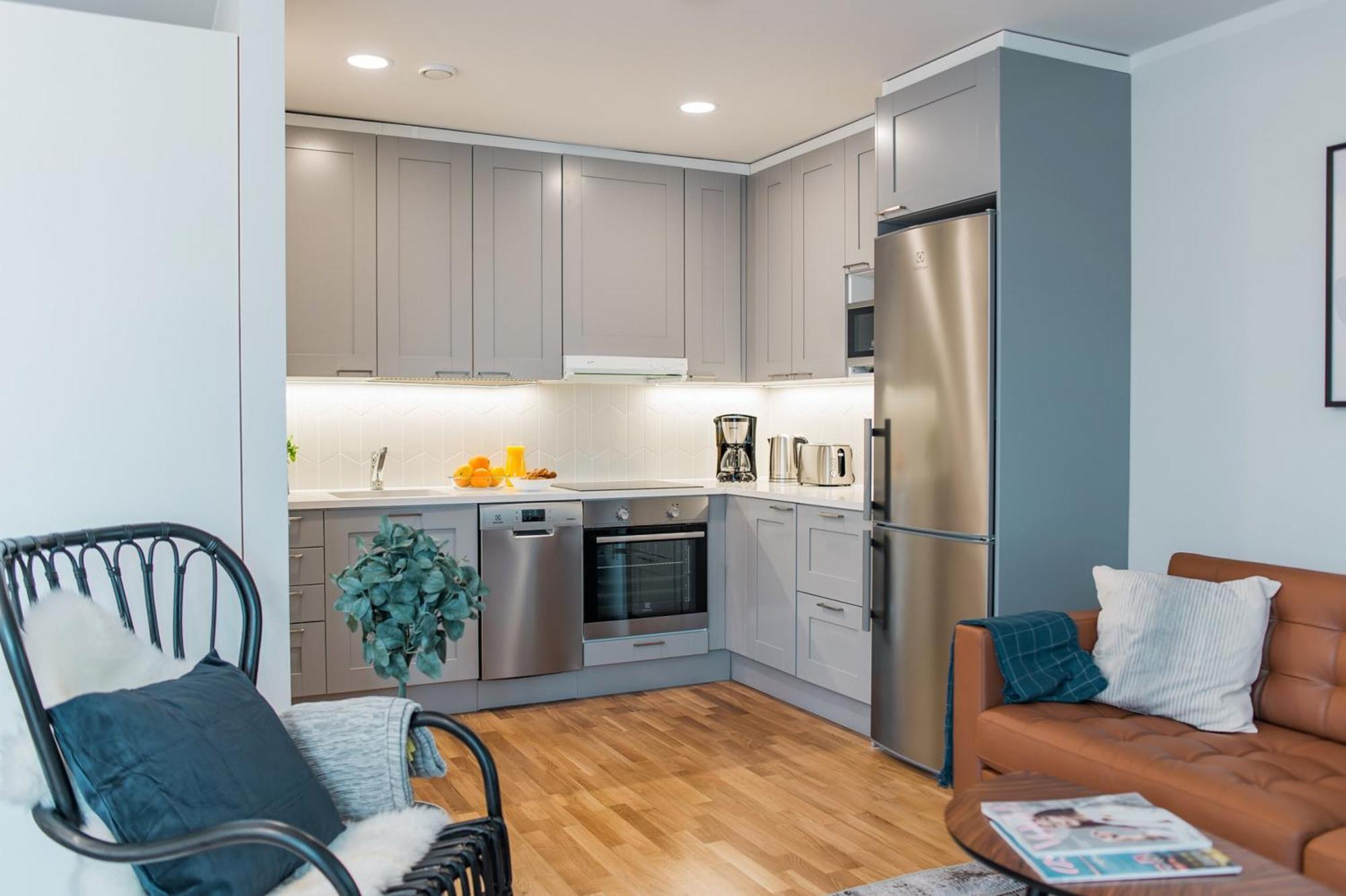 Forenom Serviced Apartments Helsinki Toeoeloe Esterno foto